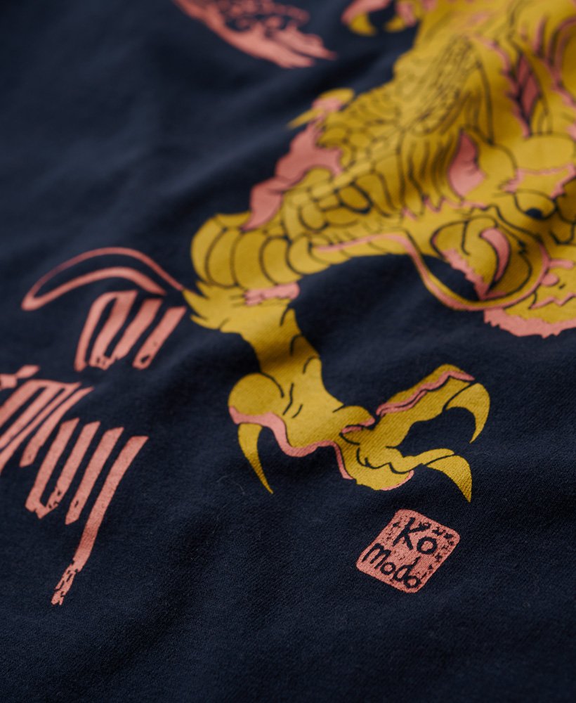 superdry x komodo kailash dragon スリムベストトップ(ネイビー)