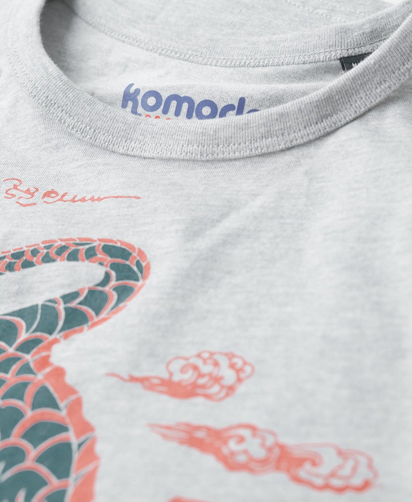 superdry x komodo kailash dragon スリムベストトップ(グレーマール)
