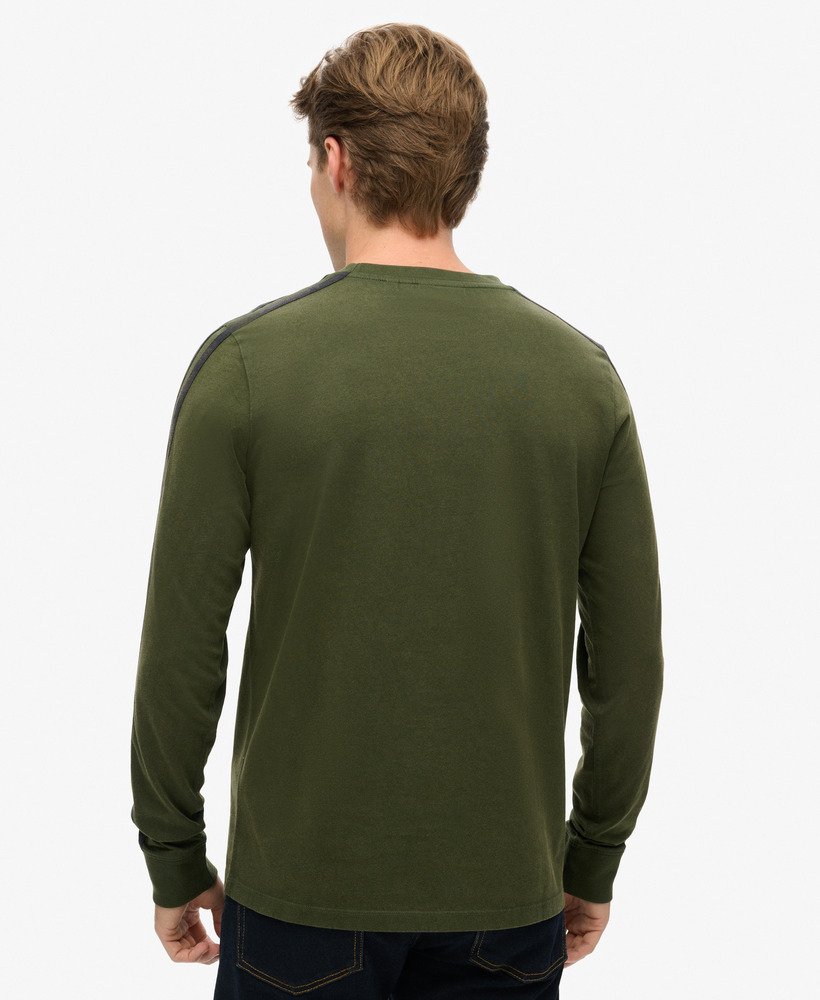 エッセンシャル ロゴ レトロ ロングスリーブ トップス ダッフルバッグ グリーン