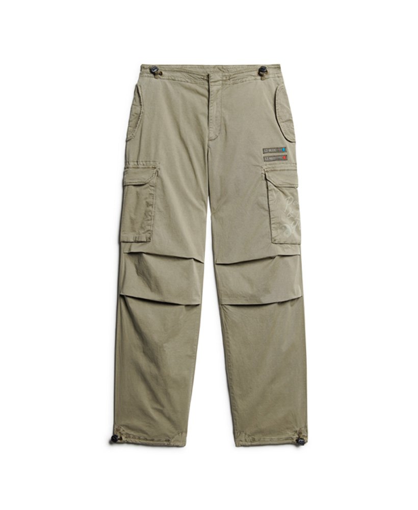 superdry x ringspun ボーイフレンド カーゴパンツ(チャイブグリーン)